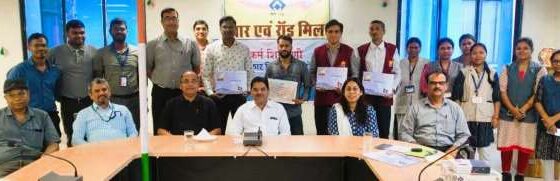 Employees and officers of BSP BRM honored with Shiromani Puraskar
