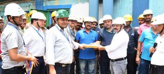 Rourkela Steel Plant created a record again, ED Works among the workers arrived with a box of sweets