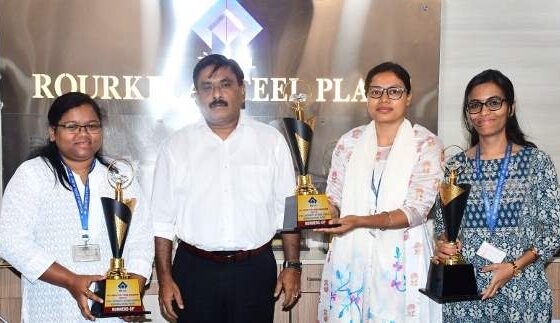Team of personnel of SAIL Rourkela Steel Plant won Director Incharge Trophy, got prize in thousands
