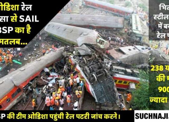 Odisha Train Accident Accident on the rail track built in Bhilai Steel Plant, 238 died, more than 900 injured, this thing in railway report, BSP engaged in track investigation