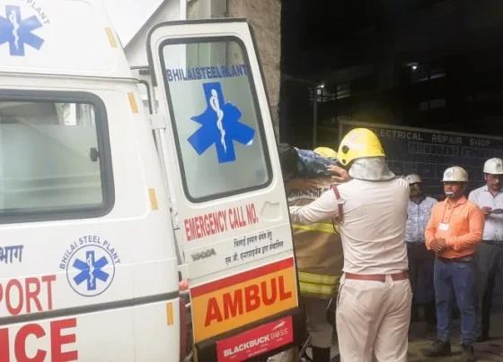 Accident in Bhilai Steel Plant, employee electrocuted, officer said thank you