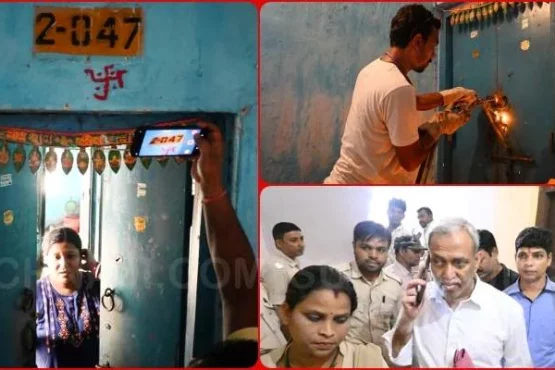 BSL News: Family feeling embarrassed due to the activities of encroachers, locks have to be cut with gas cutter, goods confiscated