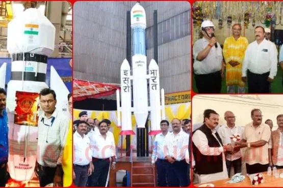 Vishwakarma Puja Presence of MP, MLA and Director Incharge in the temples of SAIL plant, Lord Vishwakarma seated in Chandrayaan of BSP-RSP, faith fair in BSL also