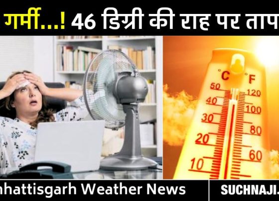 Chhattisgarh Weather News: Temperature crosses 41 degrees in more than half a dozen districts of the state, condition of the state is bad due to extreme heat
