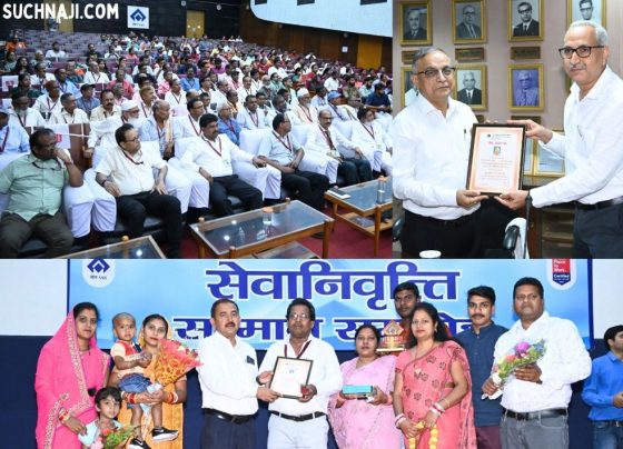 SAIL BSL: 6 officers and 55 employees retire from Bokaro Steel Plant