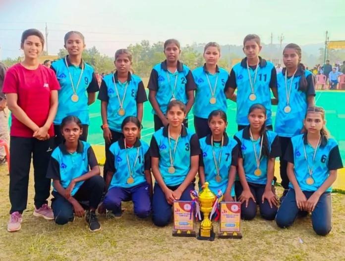 BSP girls team won silver medal in state level Kho-Kho competition BSP girls team won silver medal in state level Kho-Kho competition