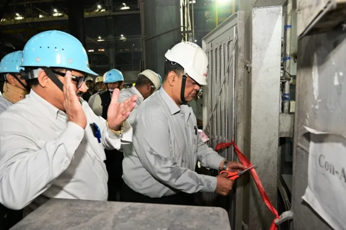 Bhilai Steel Plant Inauguration of Auto-Coupler System in Converter Shop SMS-2 Bhilai Steel Plant: Inauguration of Auto-Coupler System in Converter Shop SMS-2