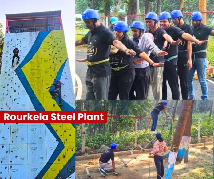 Employees of Rourkela Steel Plant climbed to a height of 40 feet, entered the tunnel, monkeys jumped Employees of Rourkela Steel Plant climbed to a height of 40 feet, entered the tunnel, monkeys jumped