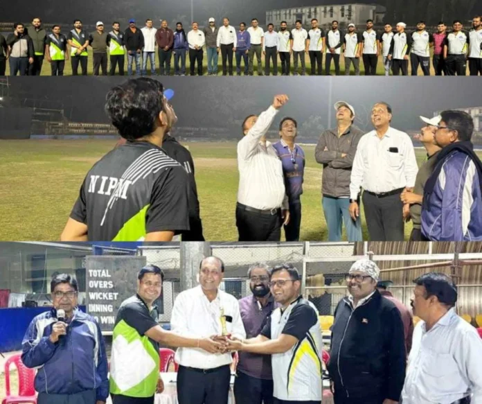 IIMM defeated NIPM by 37 runs and entered the semi-finals, Janmesh's batting made waves IIMM defeated NIPM by 37 runs and entered the semi-finals, Janmesh's batting made waves