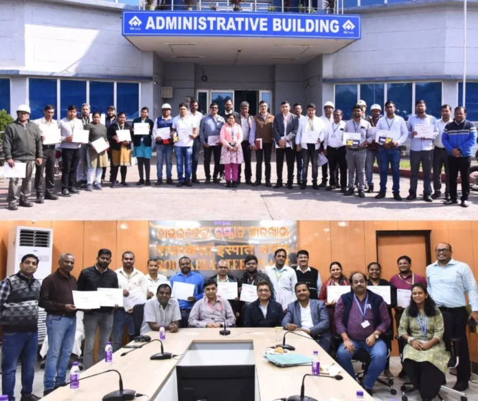 SAIL News 27 employees awarded with 'SAIL Shabash' at Rourkela Steel Plant SAIL News: 27 employees awarded with 'SAIL Shabash' at Rourkela Steel Plant