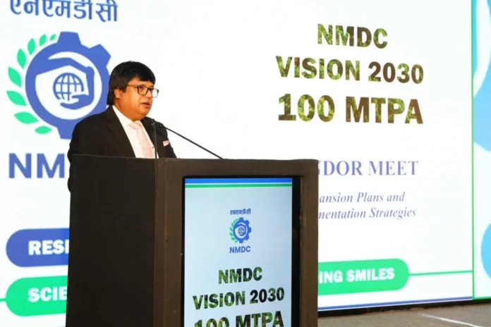 NMDC shares Rs 70,000 crore capex plan with vendors, Amitava Mukherjee, CMD (Additional Charge NMDC shares Rs 70,000 crore capex plan with vendors