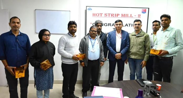 SAIL Rourkela Steel Plant Employees dedicated to safety get near miss award SAIL Rourkela Steel Plant: Employees dedicated to safety get near miss award