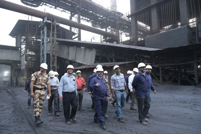 Director in-charge of Bokaro Steel Plant took stock of safety aspects in CO&CC department Director in-charge of Bokaro Steel Plant took stock of safety aspects in CO&CC department