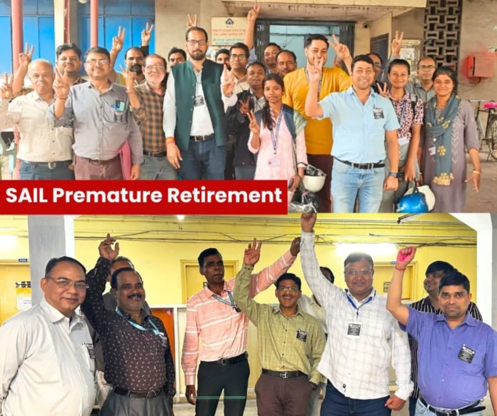 SAIL premature retirement Black badge visible in Bokaro Steel Plant, colliery mines and hospital SAIL Premature Retirement: Black badge visible in Bokaro Steel Plant, colliery, mines and hospital