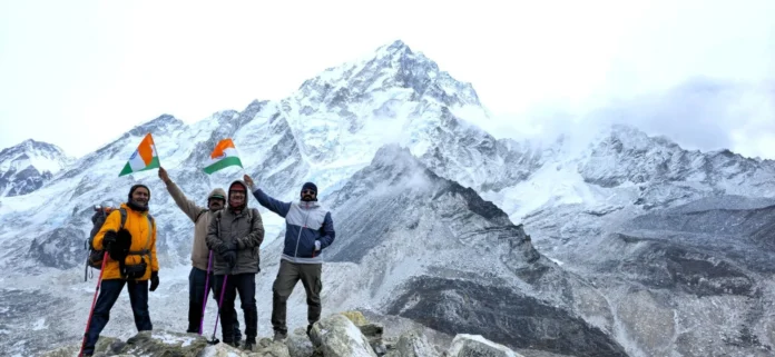 Employees of Bhilai Steel Plant reached the shadow of Everest gave environmental message as ambassadors of SAIL Employees of Bhilai Steel Plant reached the shadow of Everest, gave environmental message as ambassadors of SAIL