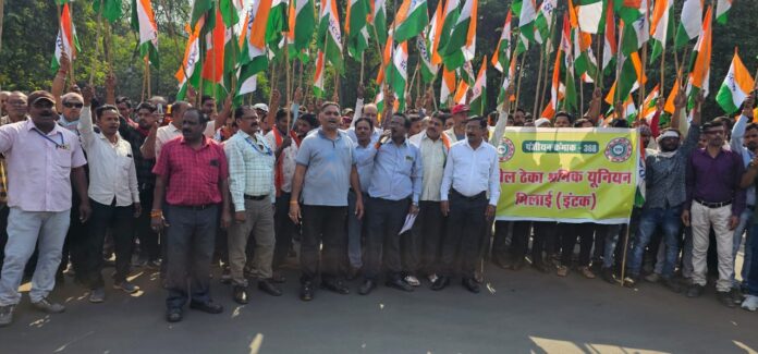 INTUC will honor BSP contract workers, National General Secretary Sanjay Singh is coming to Bhilai INTUC will honor BSP's contract workers, National General Secretary Sanjay Singh is coming to Bhilai