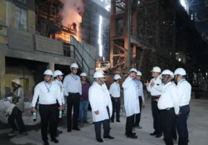 SAIL's Director Technical, Projects & Raw Materials MR Gupta reached DSP-ASP