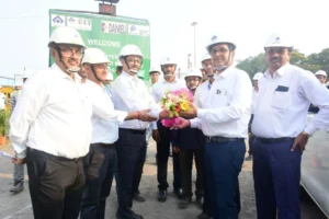 SAIL's Director Technical, Projects & Raw Materials MR Gupta reached DSP-ASP