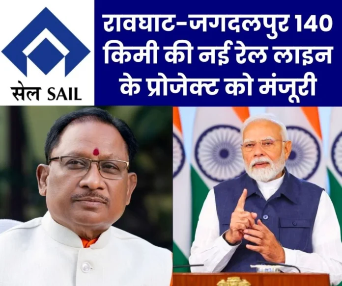 Rawghat-Jagdalpur new railway line 140 km project got approval SAIL BSP has iron ore mine in Rawghat Rawghat-Jagdalpur new railway line 140 km project got approval, SAIL BSP has iron ore mine in Rawghat