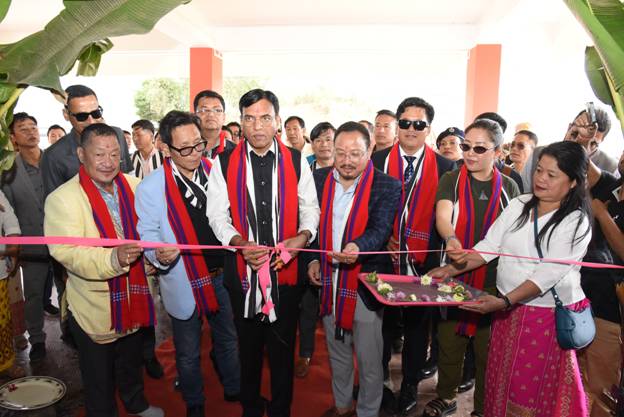 Union Minister Dr. Mansukh Mandaviya inaugurated Khelo India Multipurpose Hall in Kamle district of Arunachal Pradesh Union Minister Dr. Mansukh Mandaviya inaugurated Khelo India Multipurpose Hall in Kamle district of Arunachal Pradesh